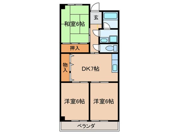 リンピア井上の物件間取画像